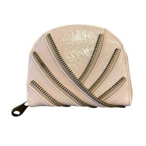 MATT & NAT Light Pink Zipper Small Wallet